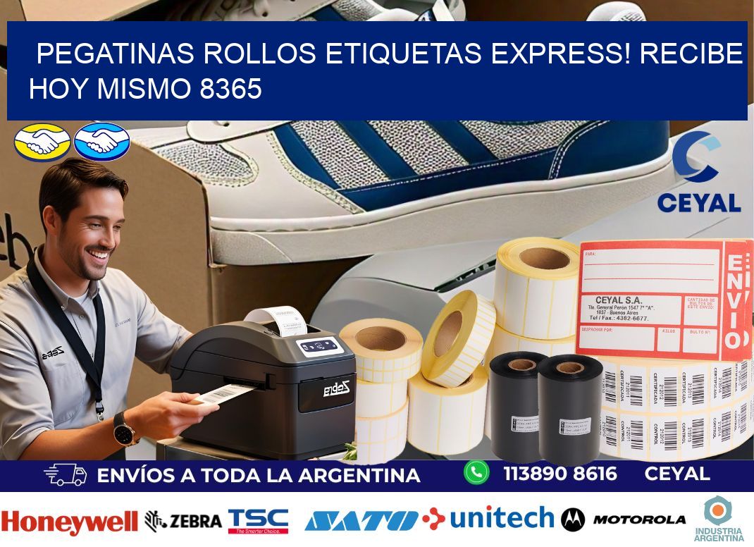 Pegatinas rollos etiquetas Express! Recibe Hoy Mismo 8365