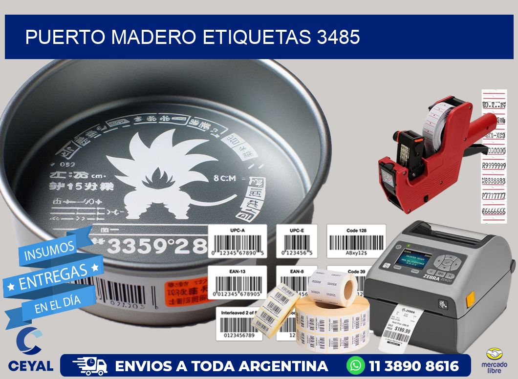 Puerto Madero etiquetas 3485