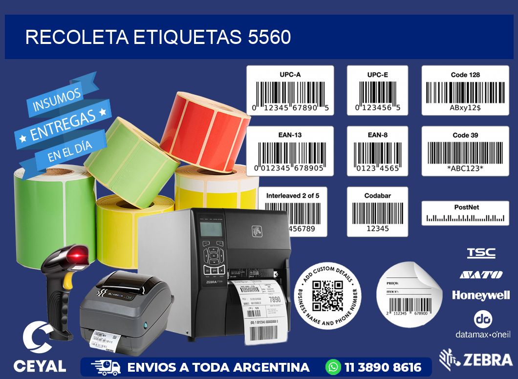 Recoleta etiquetas 5560
