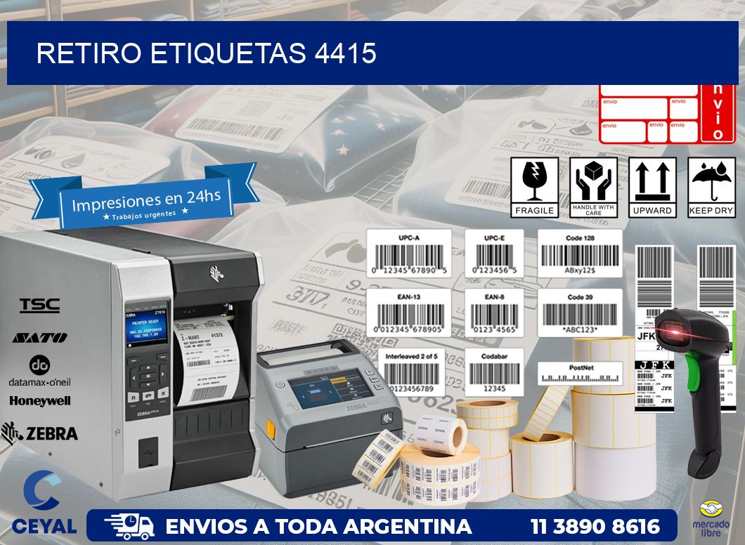 Retiro etiquetas 4415