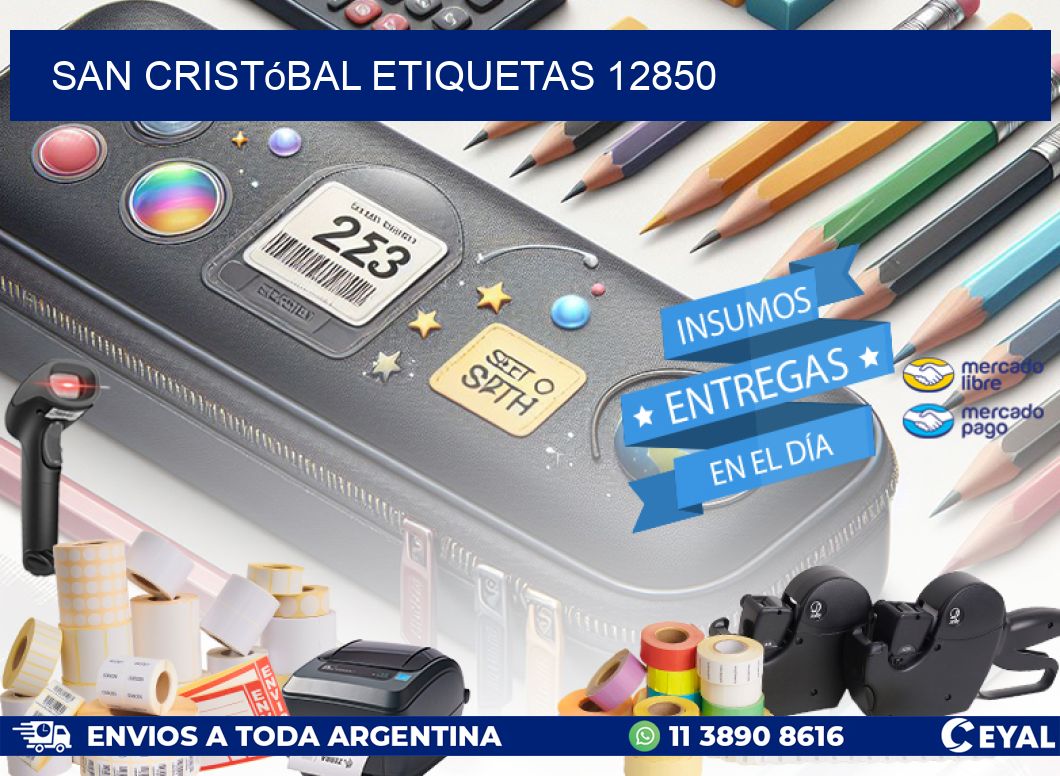 San Cristóbal etiquetas 12850
