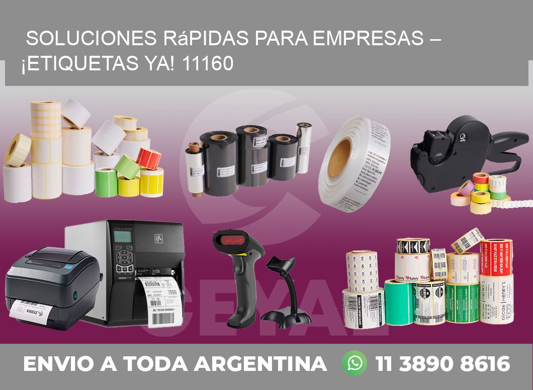 Soluciones Rápidas para Empresas – ¡Etiquetas Ya! 11160