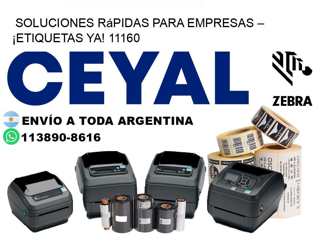 Soluciones Rápidas para Empresas – ¡Etiquetas Ya! 11160