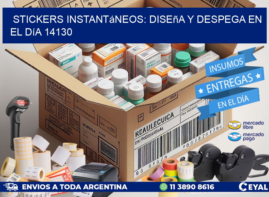 Stickers Instantáneos: Diseña y Despega en el Día 14130