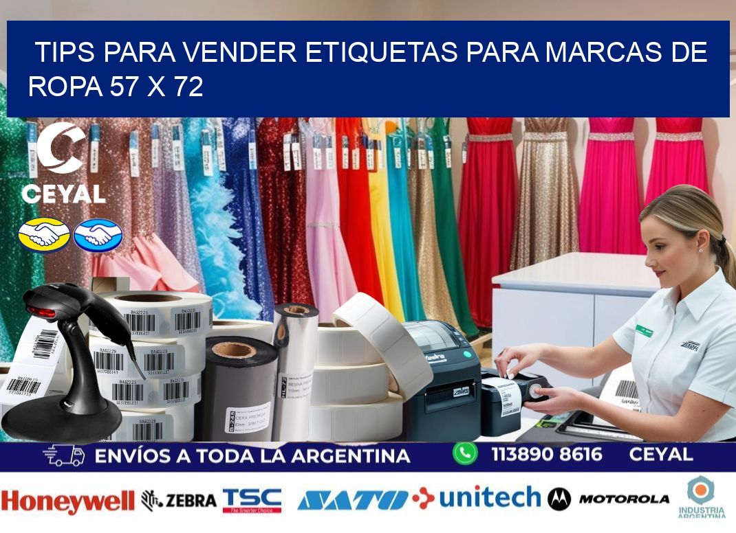 Tips para Vender Etiquetas para Marcas de Ropa 57 x 72