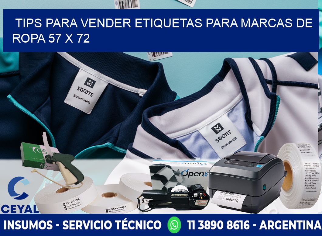 Tips para Vender Etiquetas para Marcas de Ropa 57 x 72