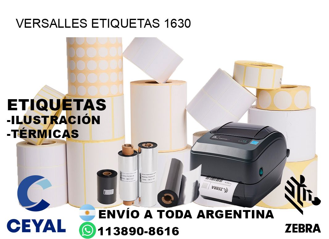 Versalles etiquetas 1630