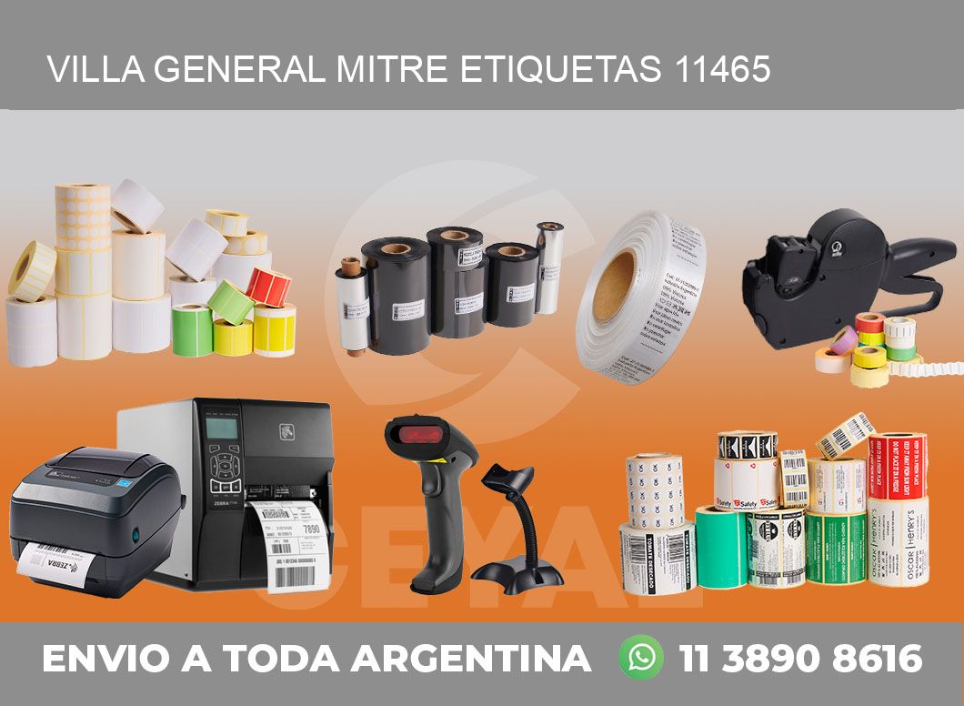 Villa General Mitre etiquetas 11465