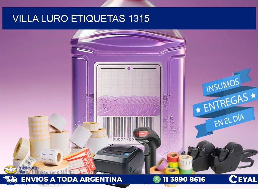 Villa Luro etiquetas 1315
