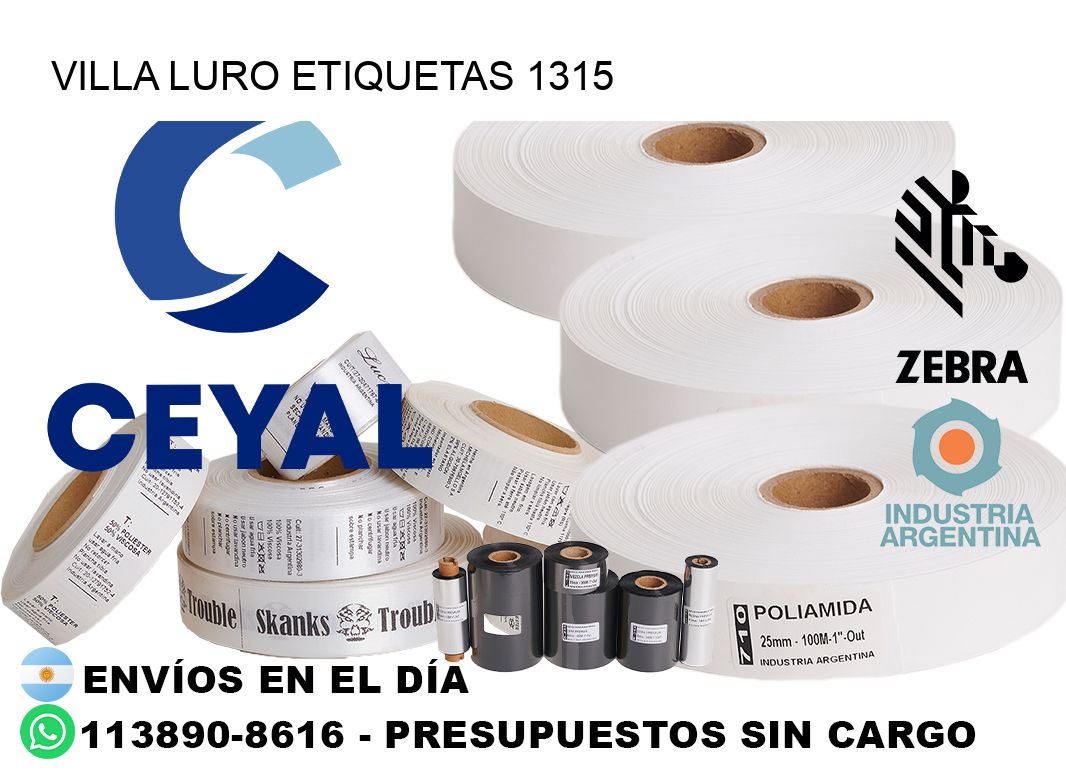 Villa Luro etiquetas 1315