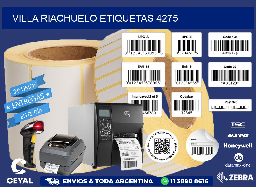Villa Riachuelo etiquetas 4275