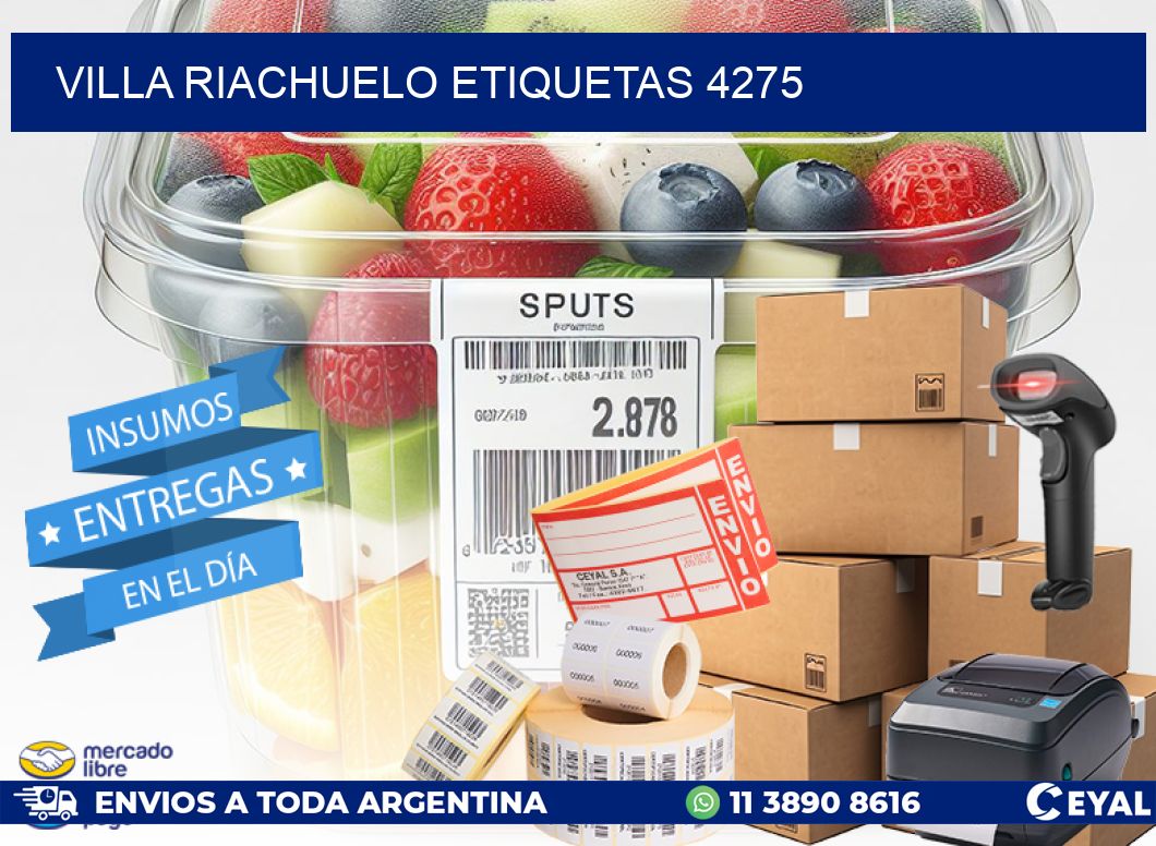 Villa Riachuelo etiquetas 4275