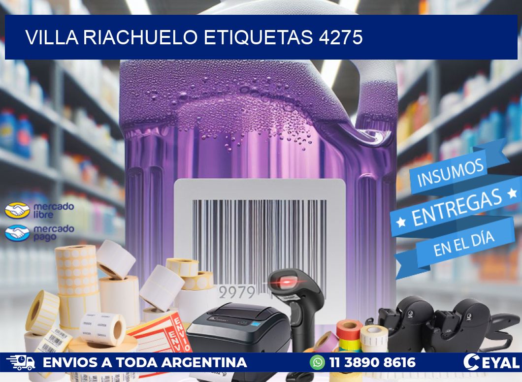 Villa Riachuelo etiquetas 4275