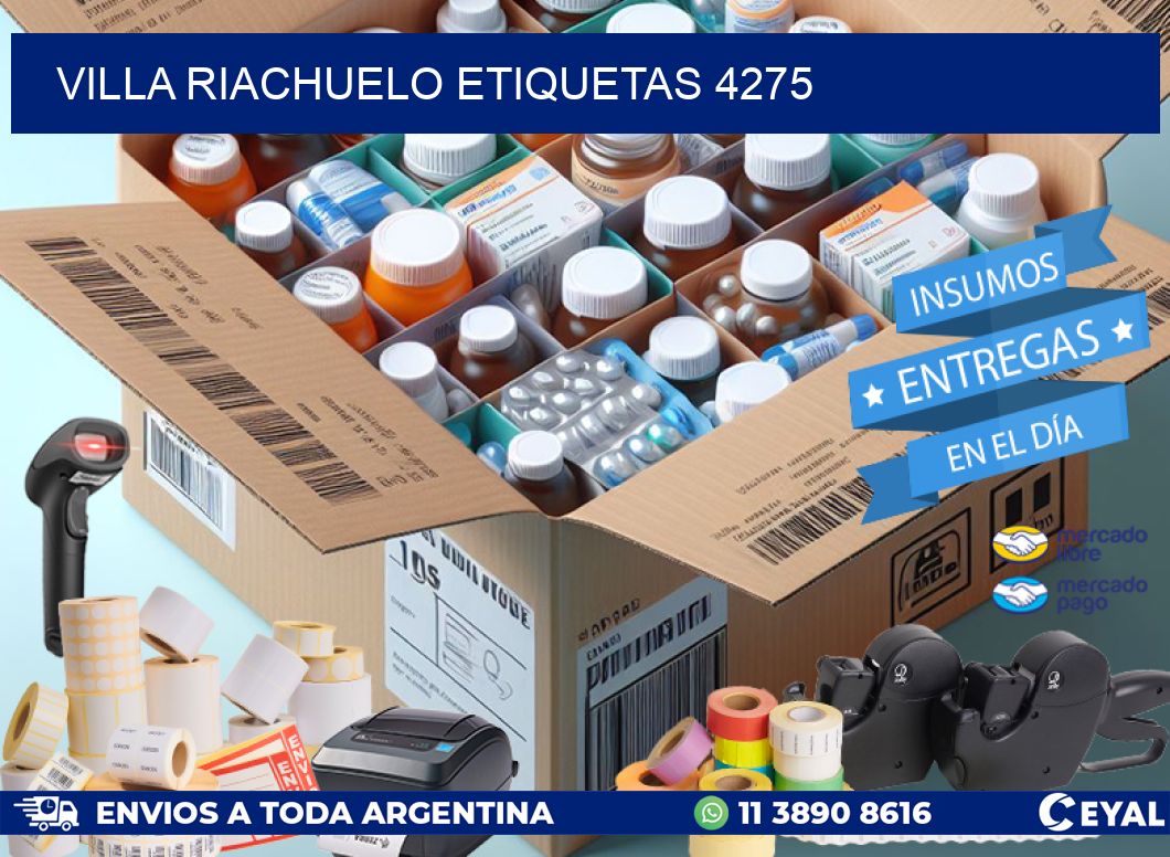 Villa Riachuelo etiquetas 4275
