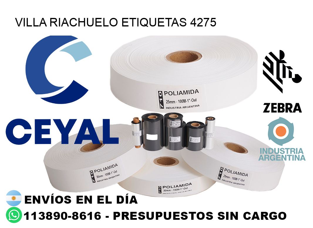 Villa Riachuelo etiquetas 4275