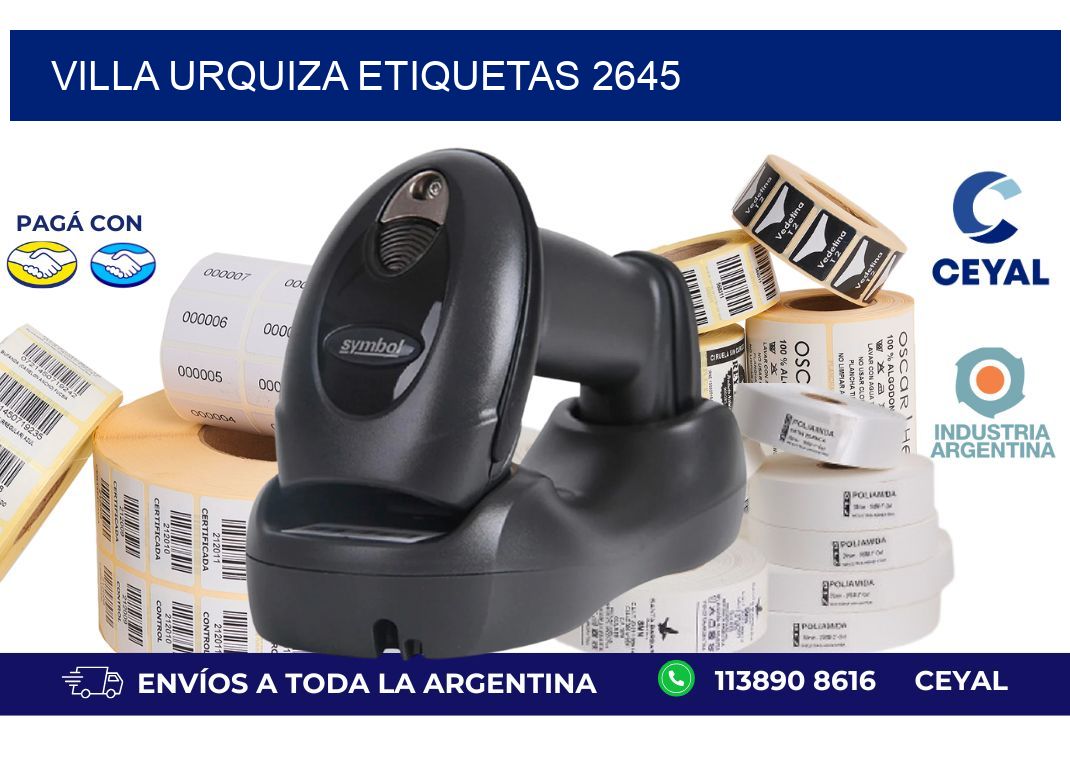Villa Urquiza etiquetas 2645