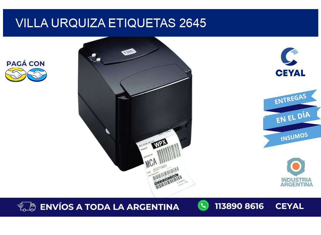 Villa Urquiza etiquetas 2645