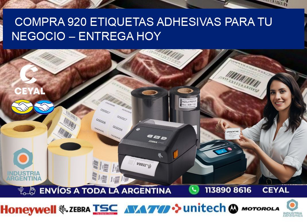 compra 920 Etiquetas Adhesivas para Tu Negocio – Entrega Hoy