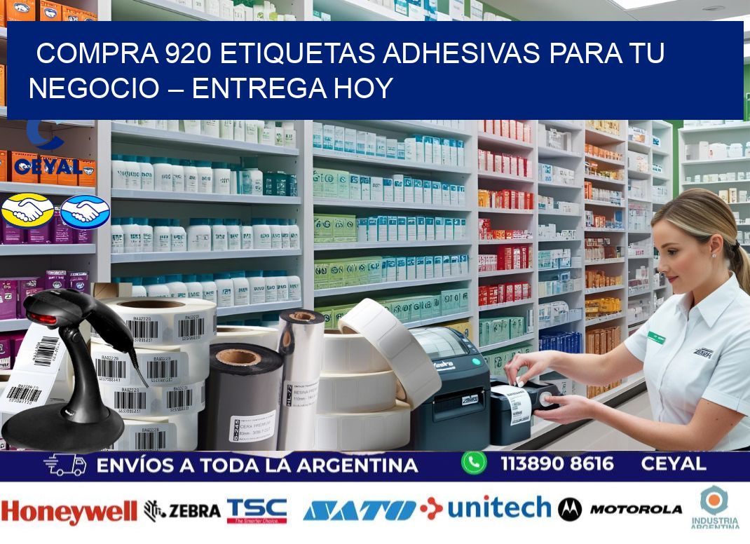 compra 920 Etiquetas Adhesivas para Tu Negocio – Entrega Hoy