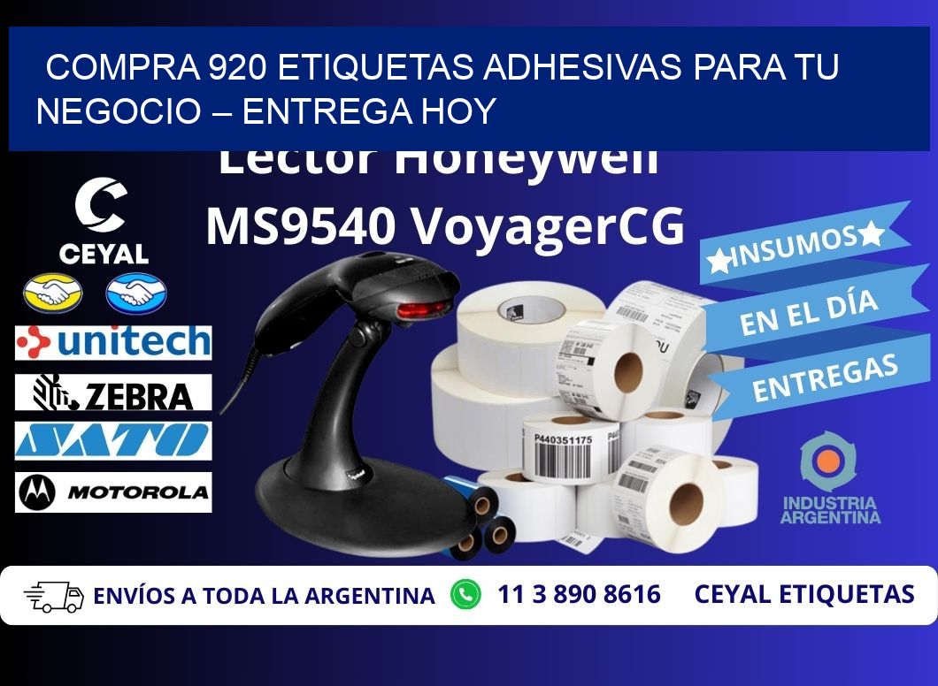 compra 920 Etiquetas Adhesivas para Tu Negocio – Entrega Hoy