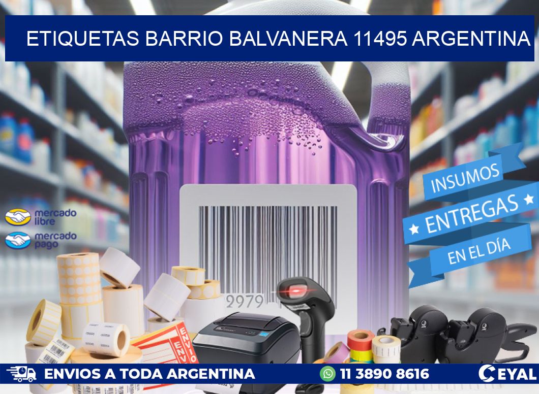 etiquetas barrio balvanera 11495 argentina