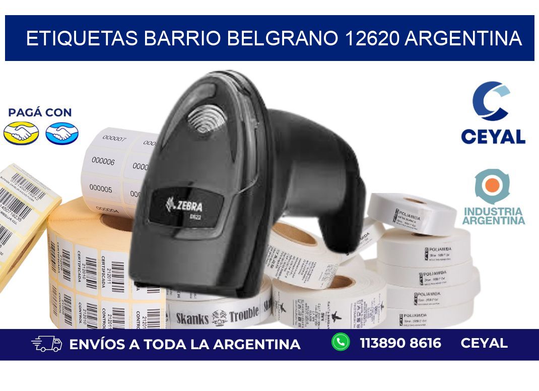 etiquetas barrio belgrano 12620 argentina