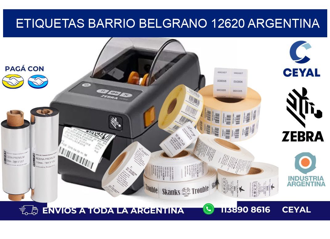 etiquetas barrio belgrano 12620 argentina