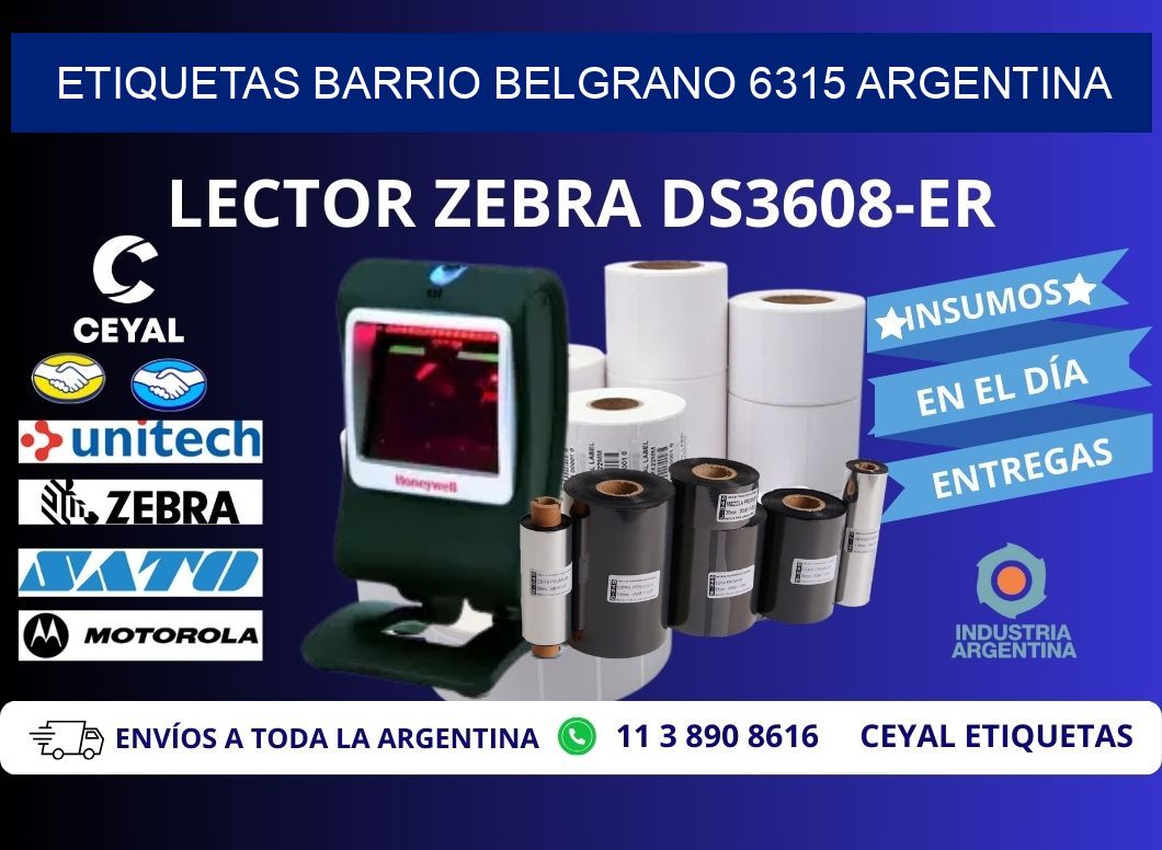 etiquetas barrio belgrano 6315 argentina