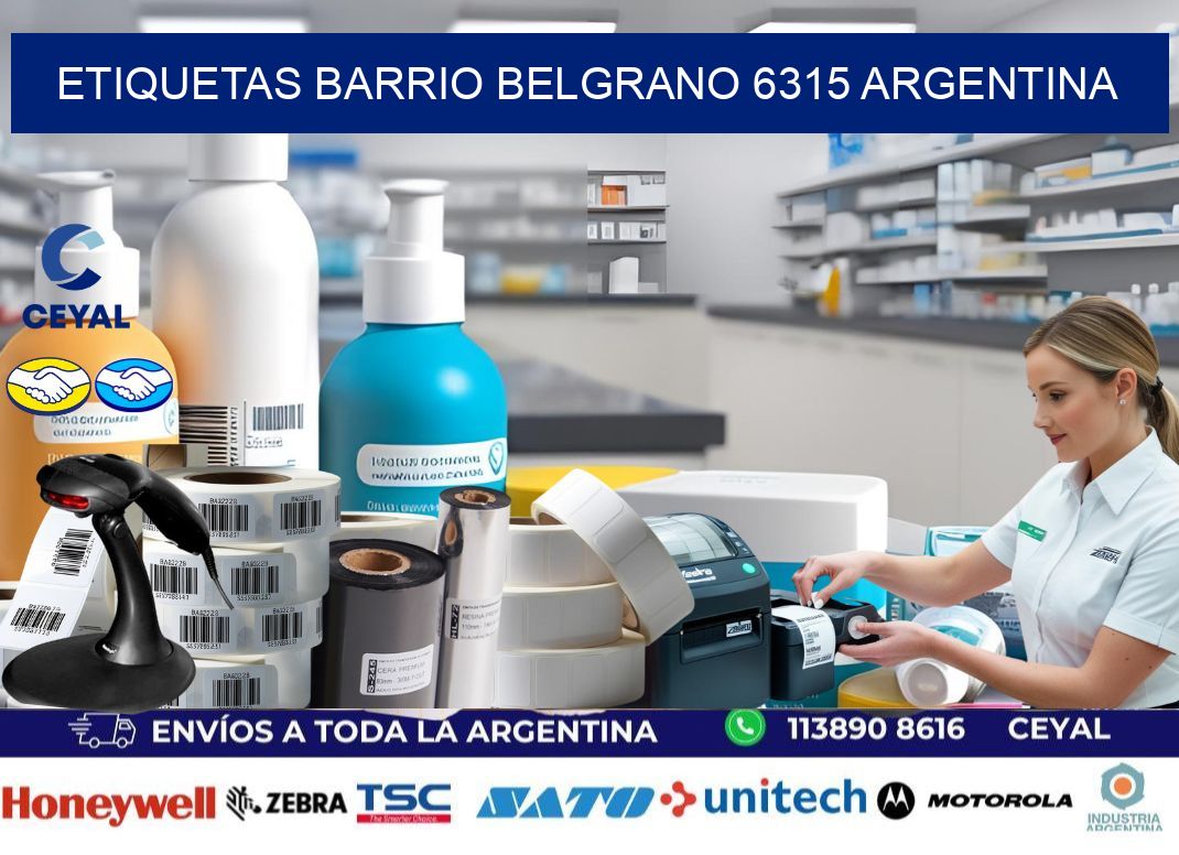 etiquetas barrio belgrano 6315 argentina