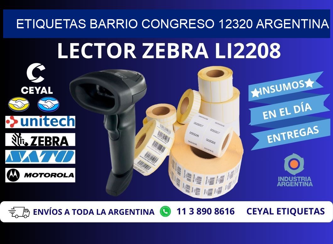 etiquetas barrio congreso 12320 argentina