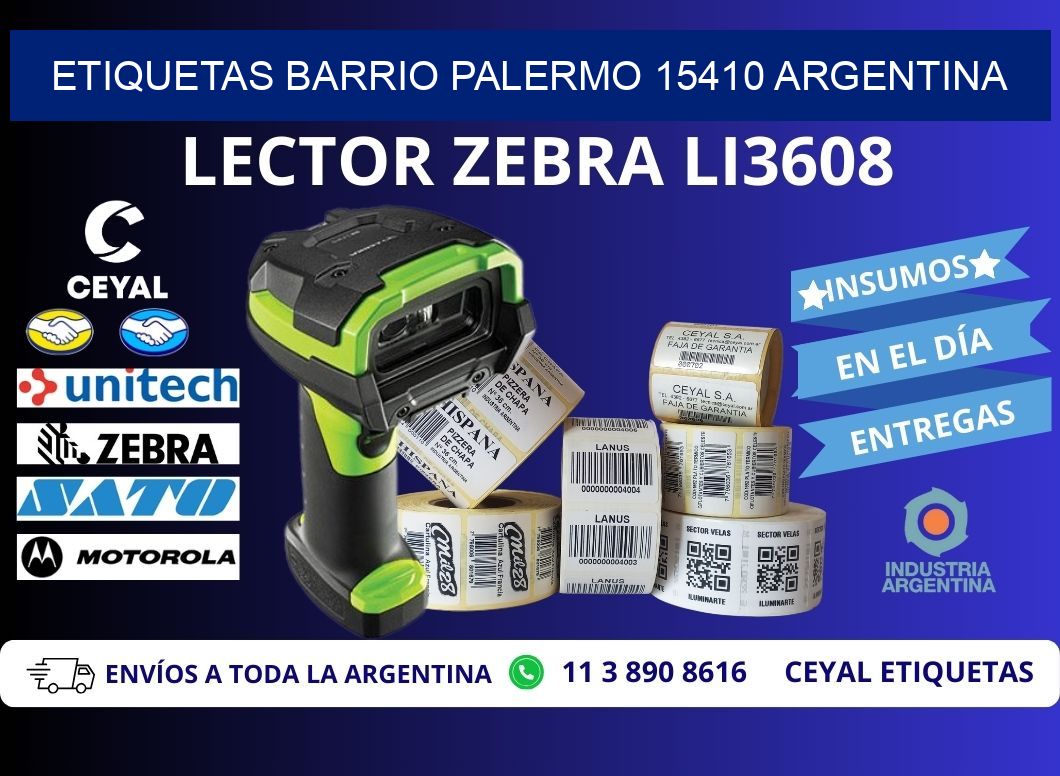 etiquetas barrio palermo 15410 argentina