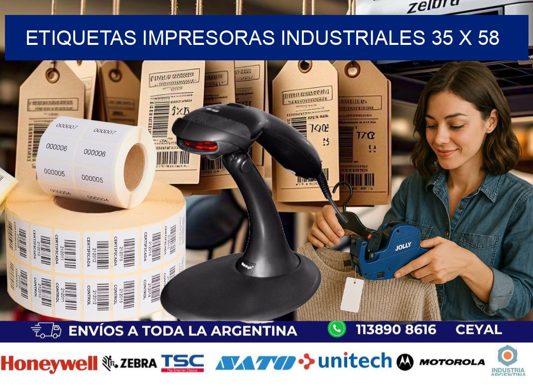 etiquetas impresoras industriales 35 x 58