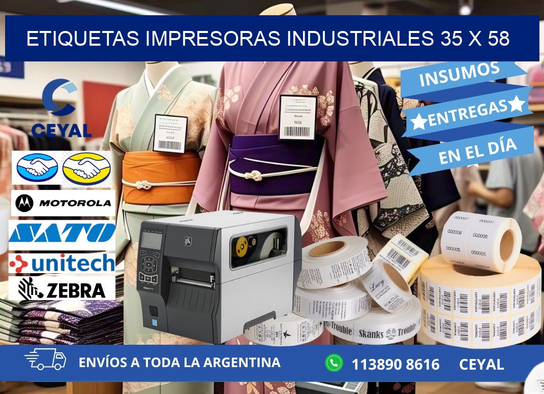 etiquetas impresoras industriales 35 x 58