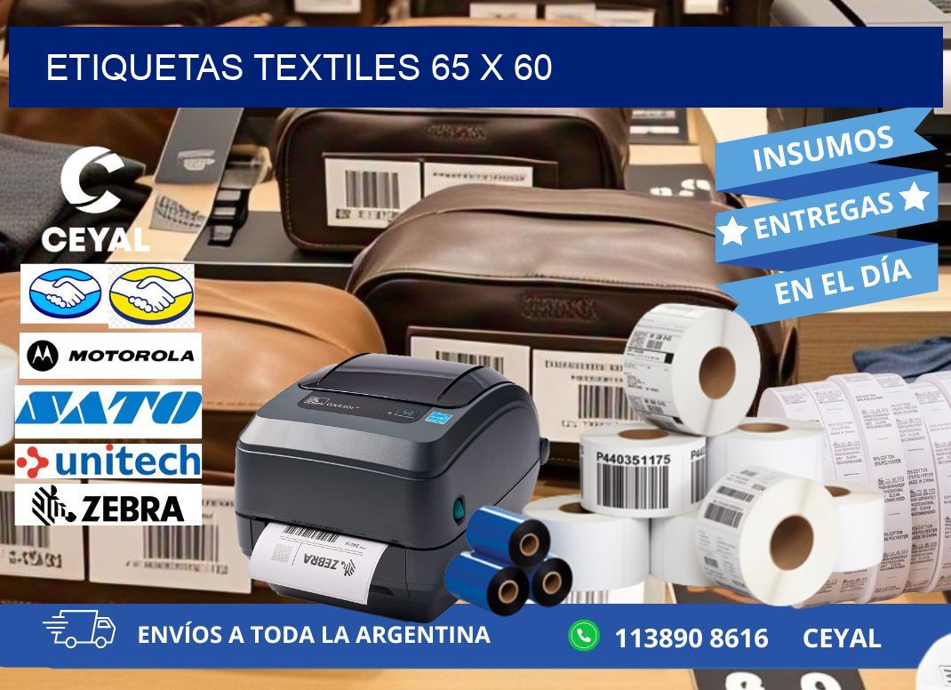 etiquetas textiles 65 x 60