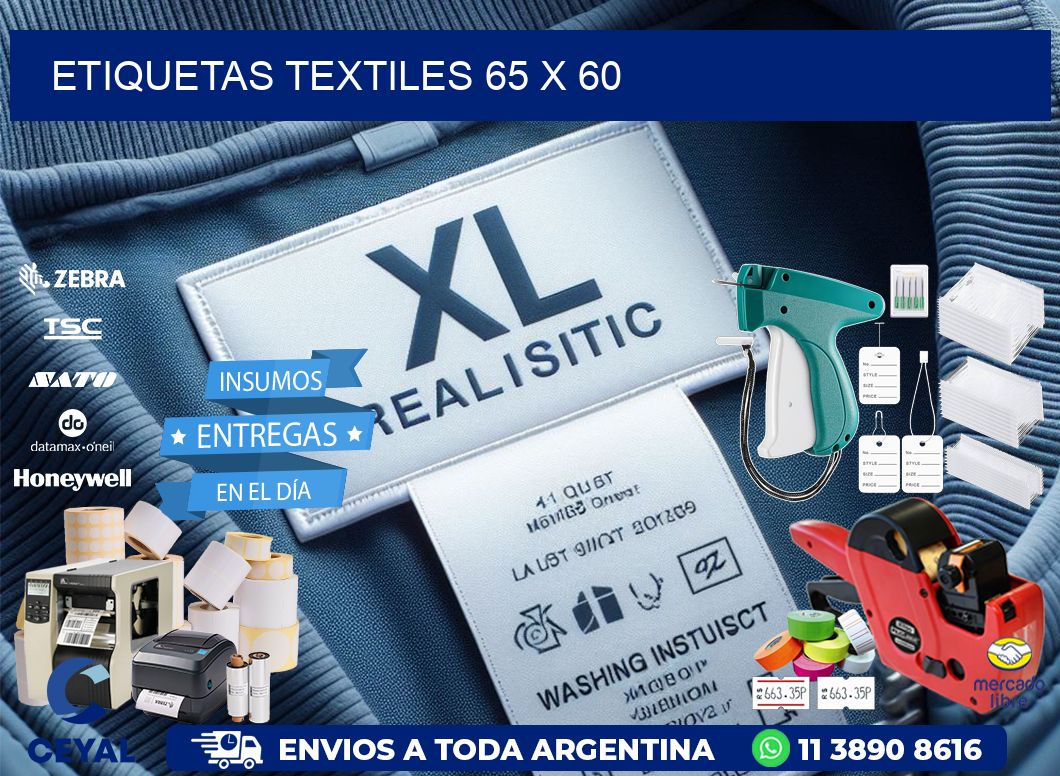 etiquetas textiles 65 x 60