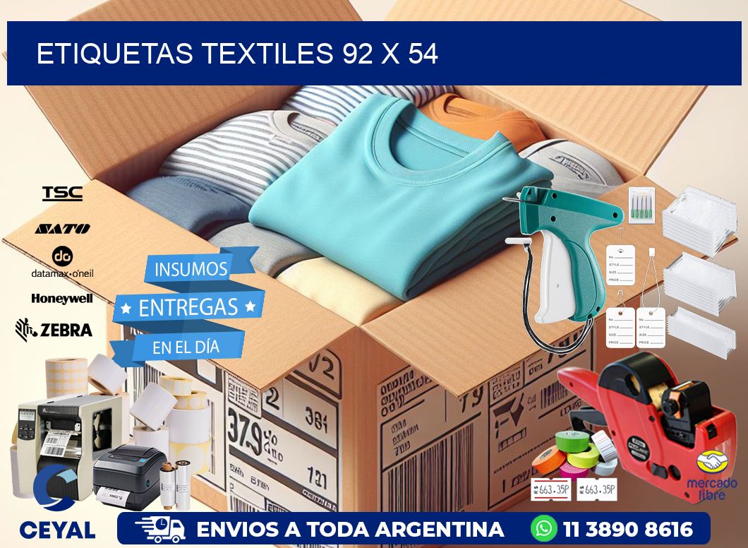 etiquetas textiles 92 x 54