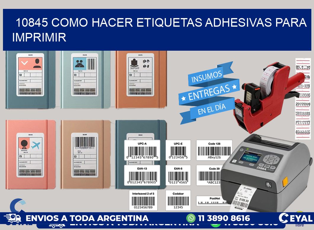 10845 Como hacer etiquetas adhesivas para imprimir