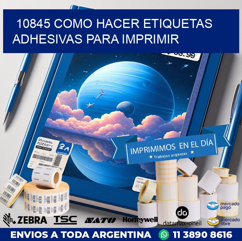 10845 Como hacer etiquetas adhesivas para imprimir