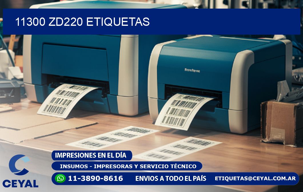 11300 ZD220 etiquetas