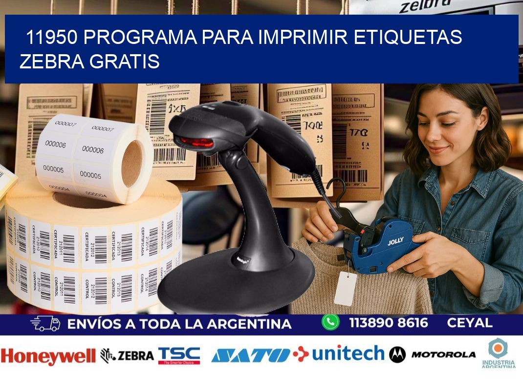 11950 Programa para imprimir etiquetas Zebra gratis