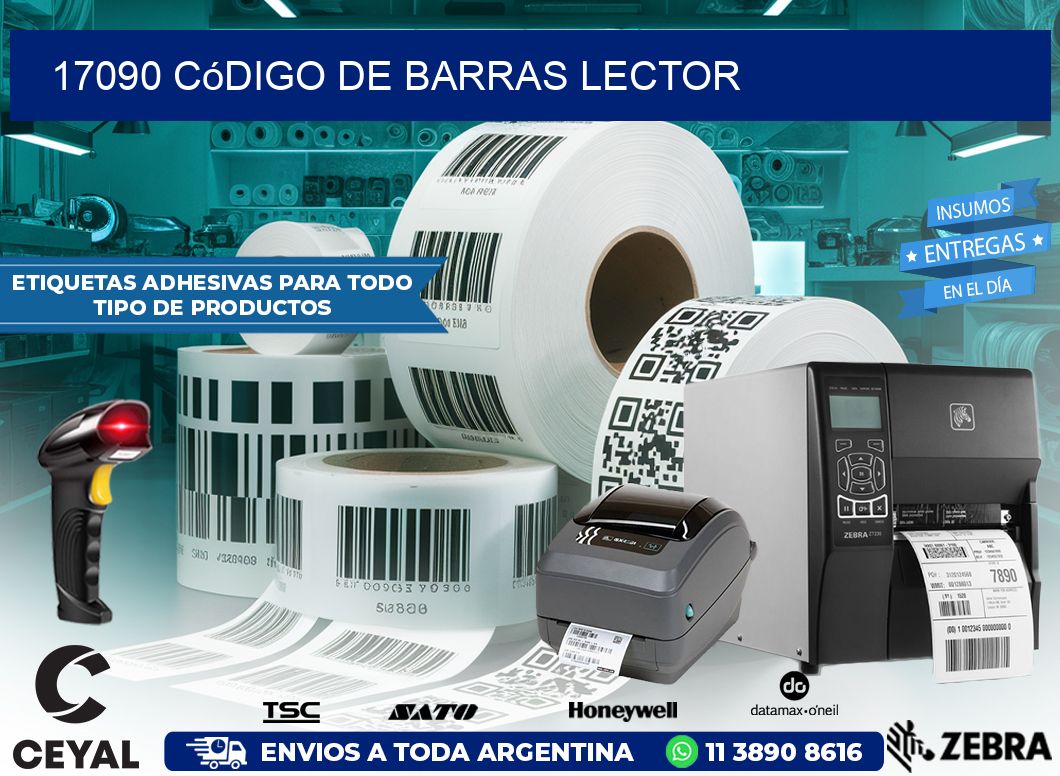 17090 Código de barras lector