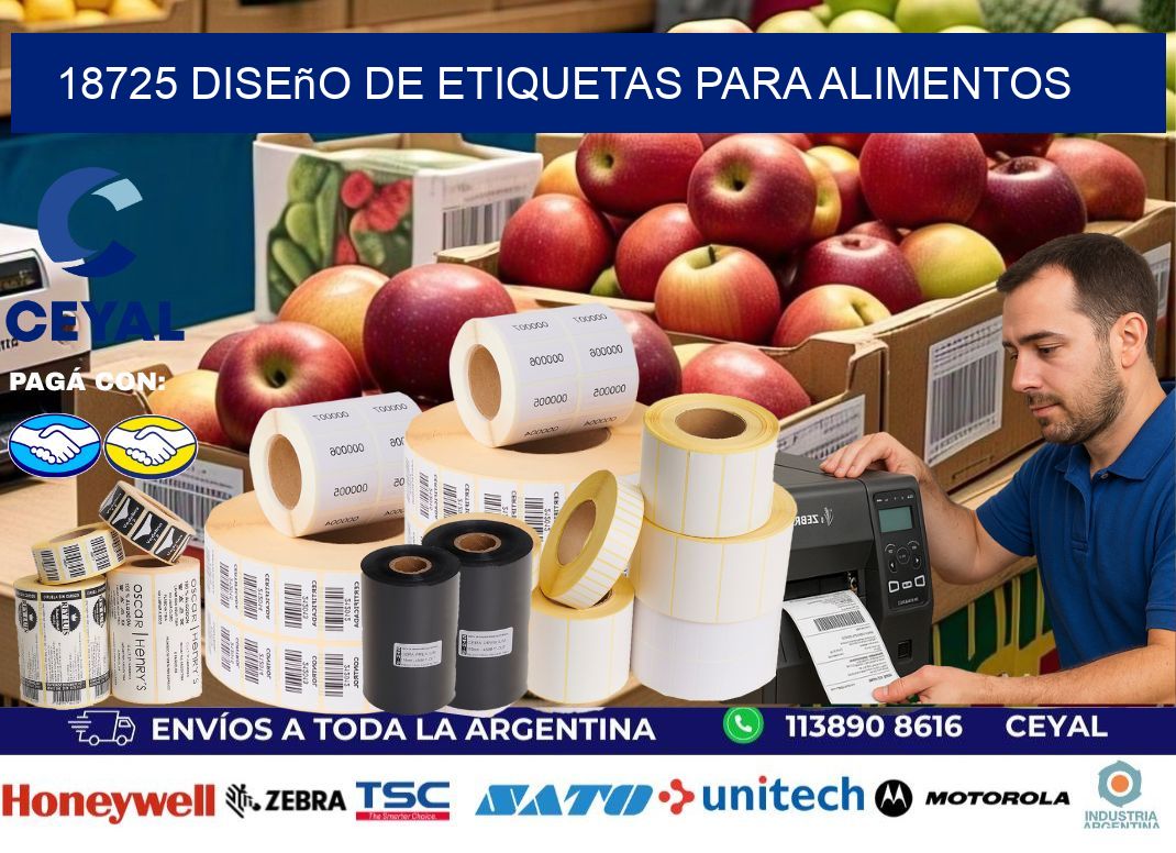 18725 Diseño de etiquetas para alimentos