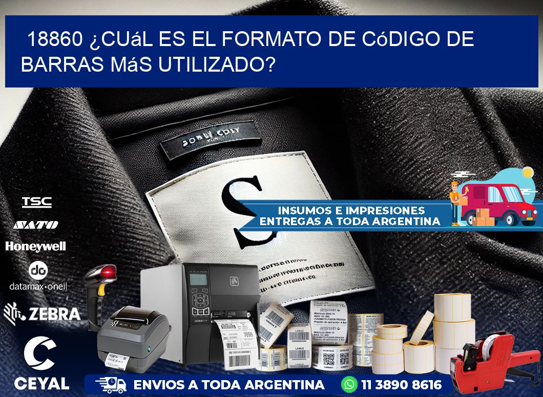 18860 ¿Cuál es el formato de código de barras más utilizado?