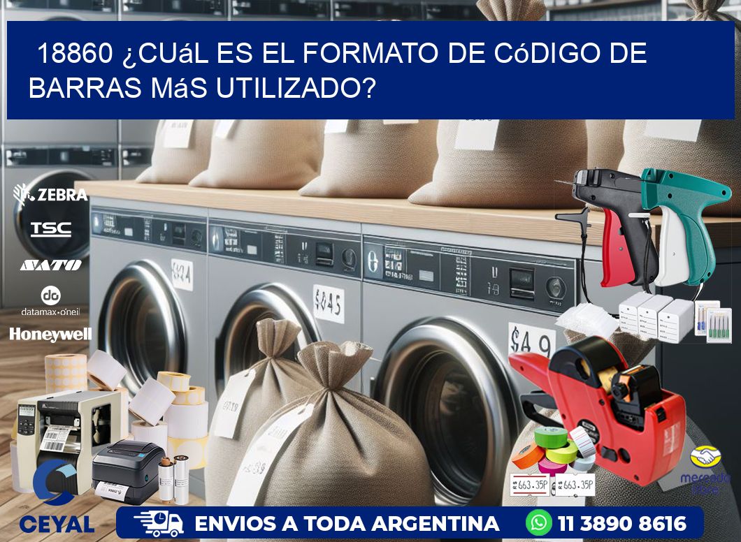 18860 ¿Cuál es el formato de código de barras más utilizado?
