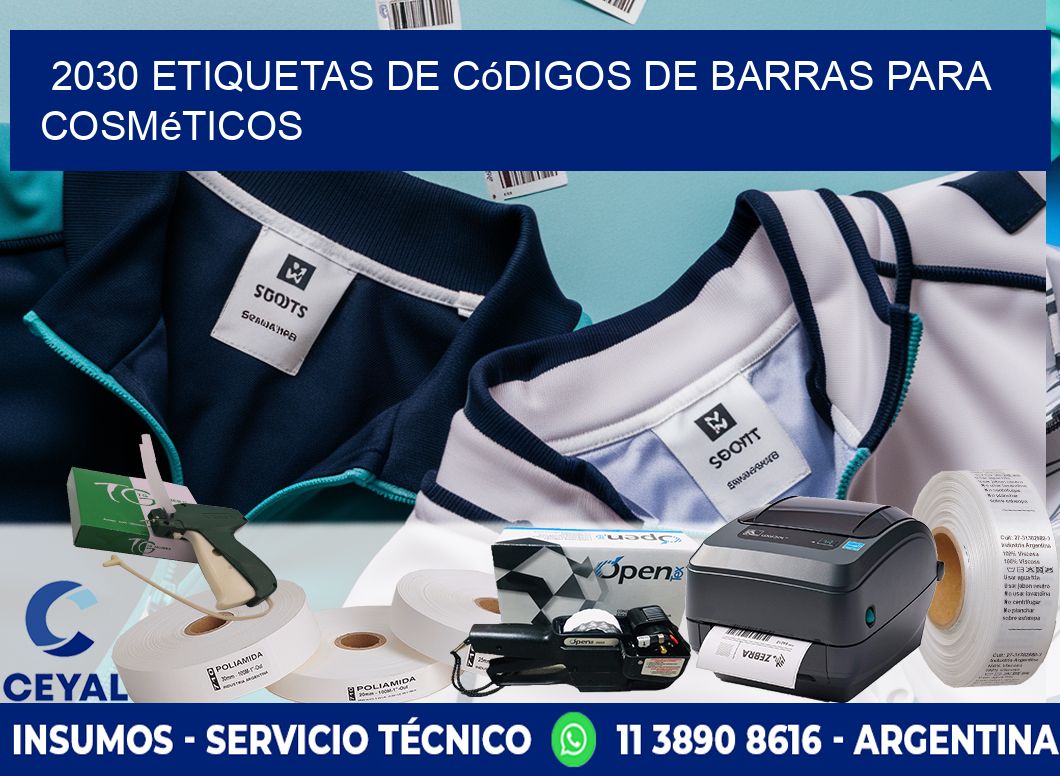 2030 etiquetas de códigos de barras para cosméticos