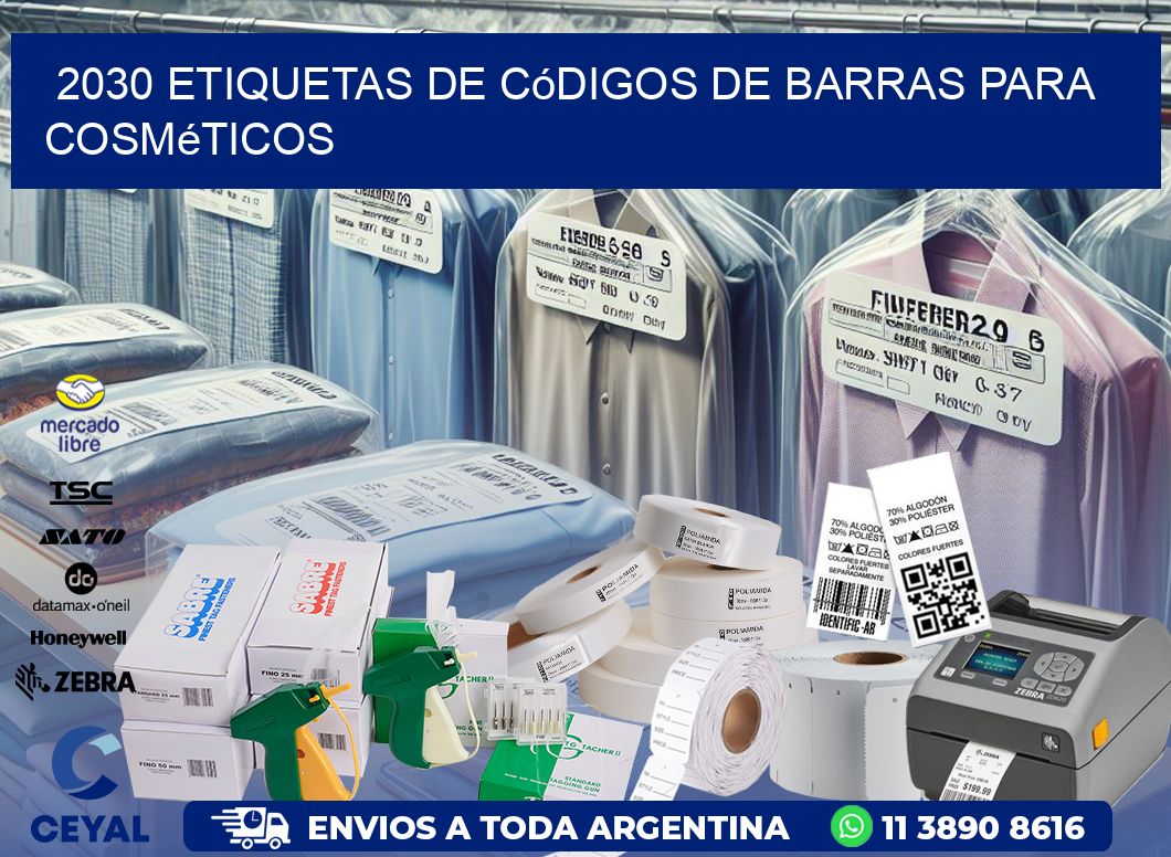 2030 etiquetas de códigos de barras para cosméticos