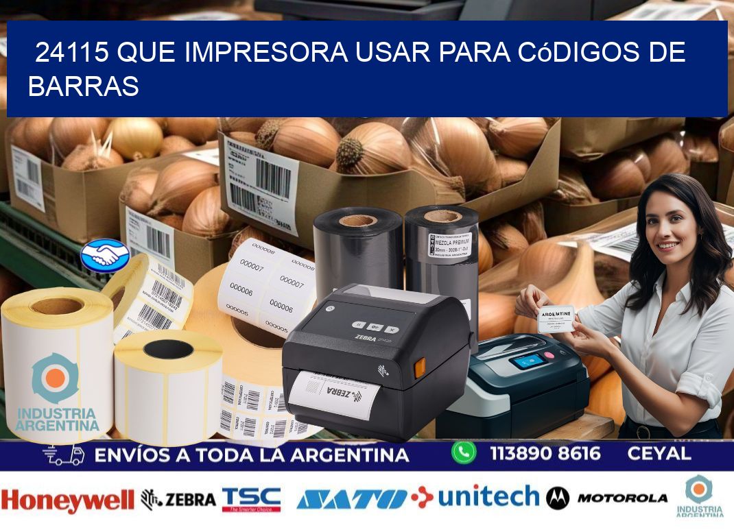 24115 Que impresora usar para códigos de barras