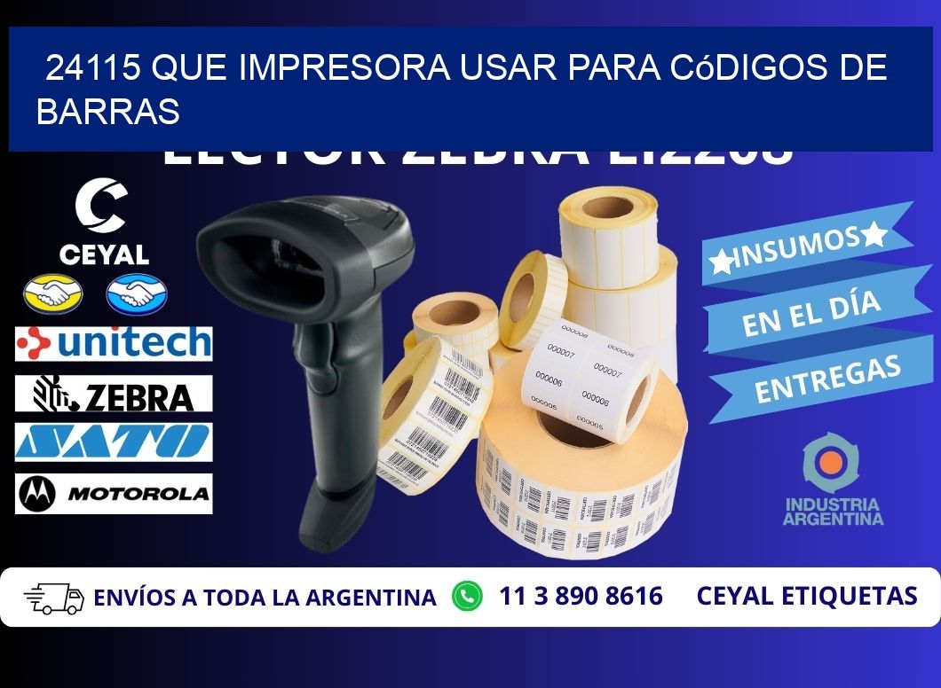 24115 Que impresora usar para códigos de barras