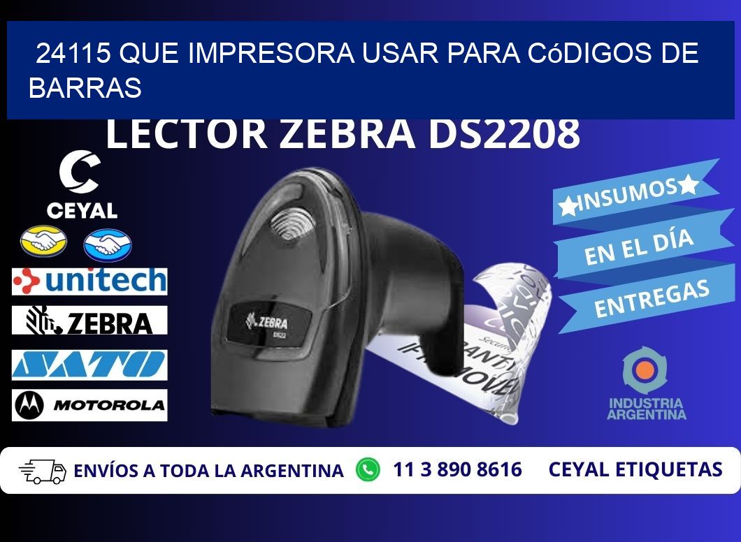 24115 Que impresora usar para códigos de barras