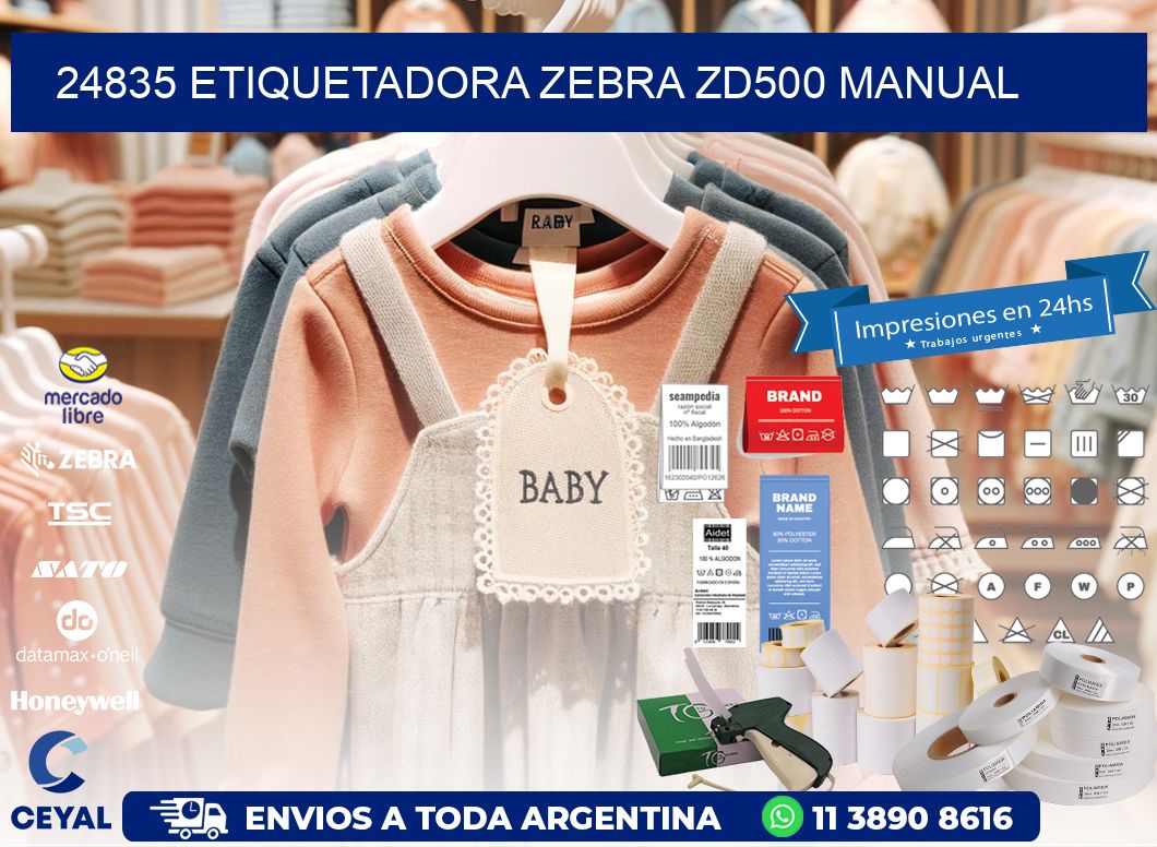 24835 Etiquetadora Zebra ZD500 manual